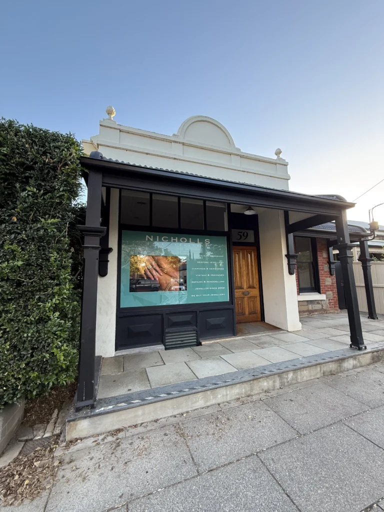 Find Nicholls at the shopfront on Jerningham Street
