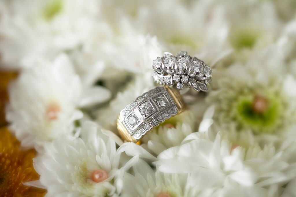 wedding ring, engagement ring